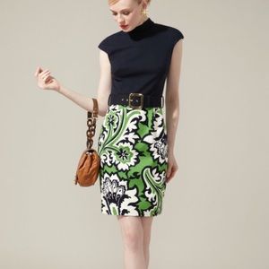 Milly Rosalee cap sleeve belted dress